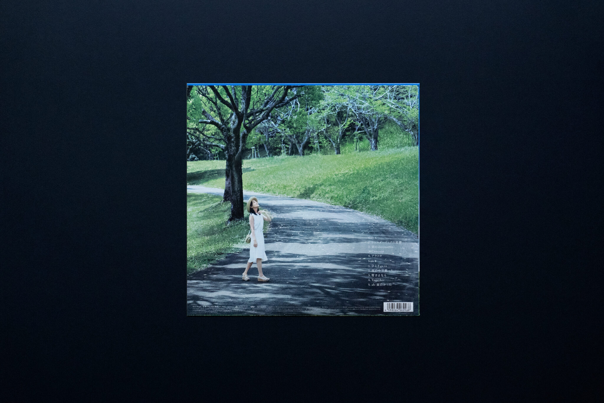 吉田拓郎「ah-面白かった」LP盤 ジャケットデザイン - TOMOE SHINOHARA